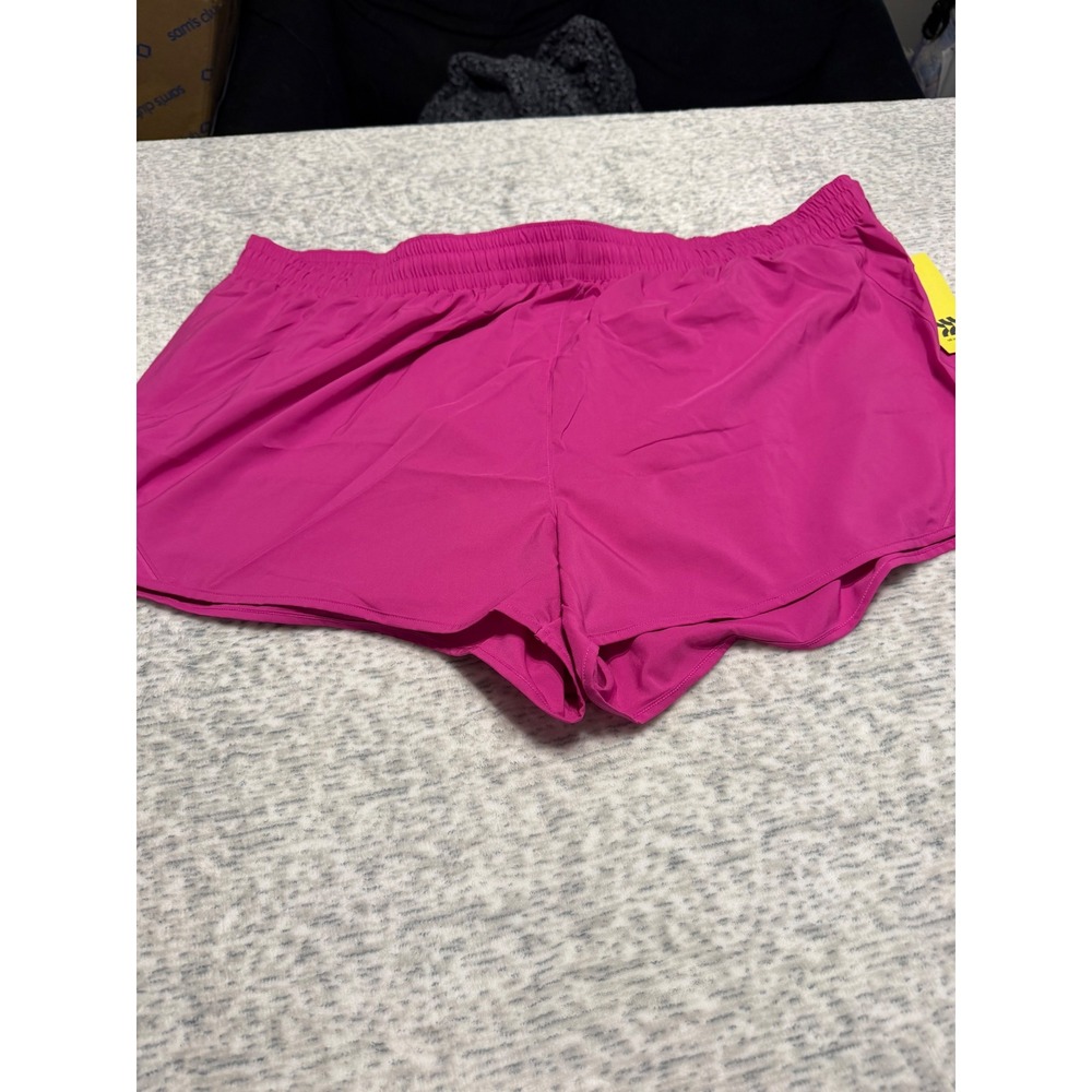 All in Motion Womens Pink Running Athletic Shorts 3X with liner